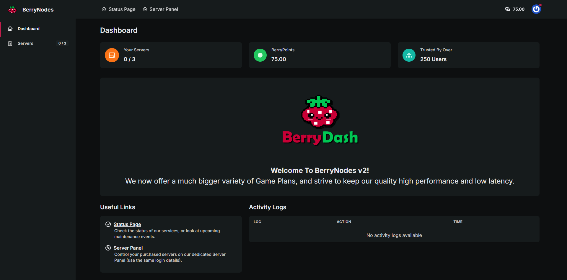 Easy to use Dashboard